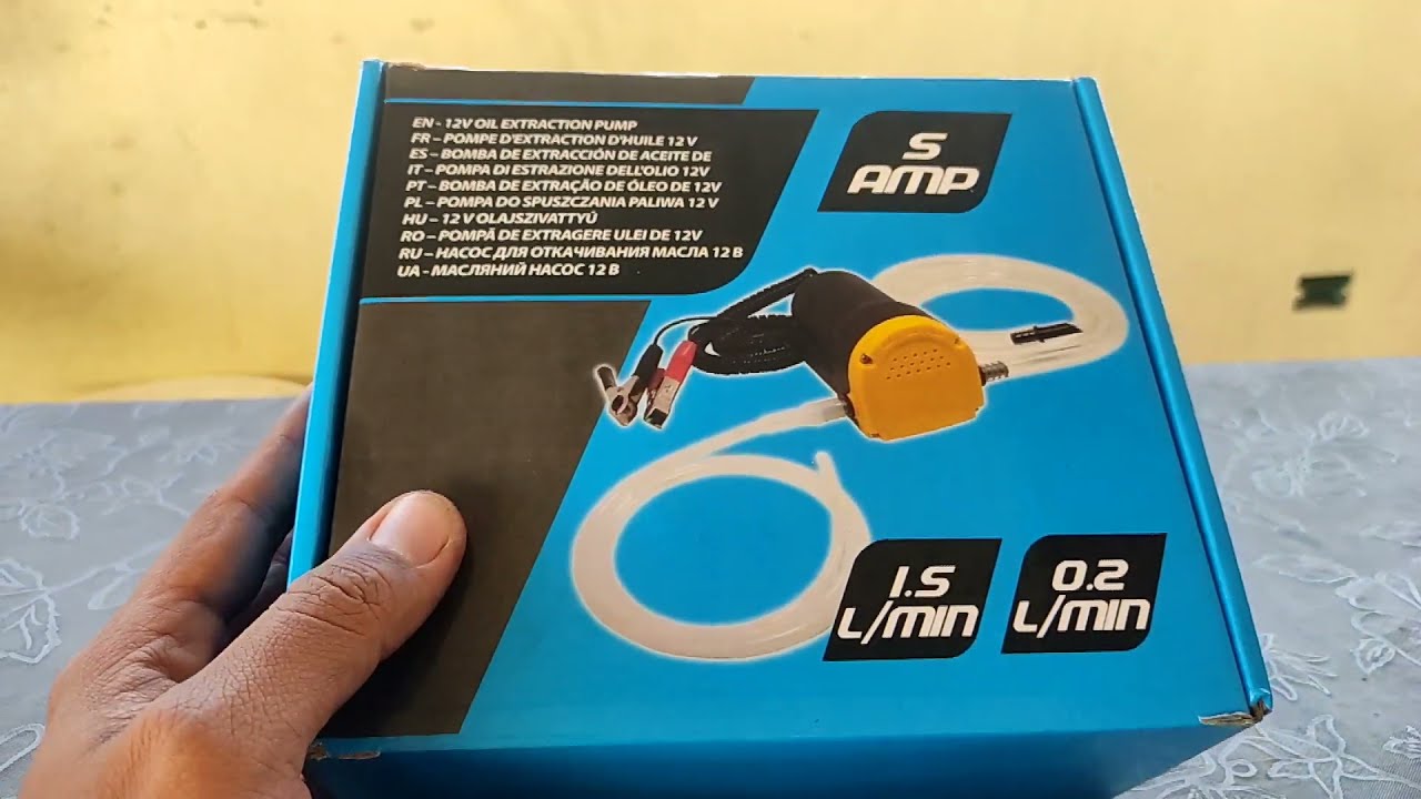 REVIEW E TESTE DA BOMBA 12V PARA TROCA DE ÓLEO DO MOTOR.