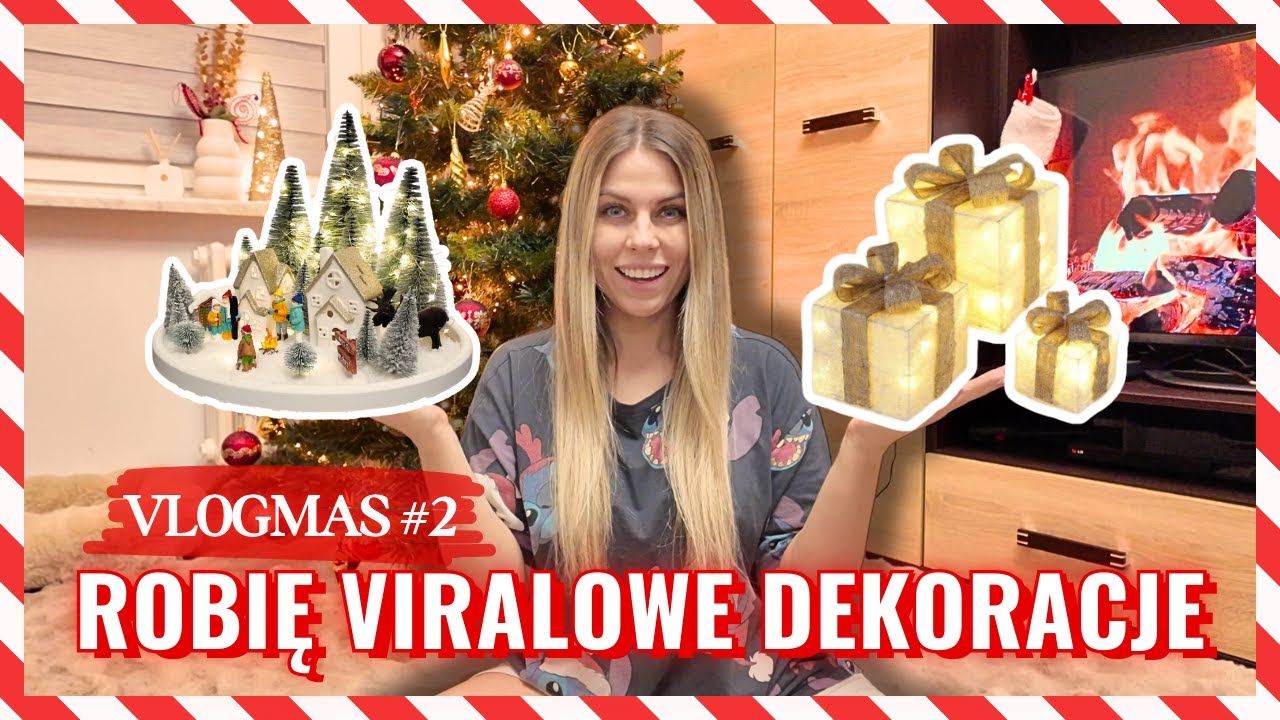VLOGMAS #2: Dekoruję dom na święta 🎄 ŚWIĄTECZNA KATASTROFA! 😱🤯😅