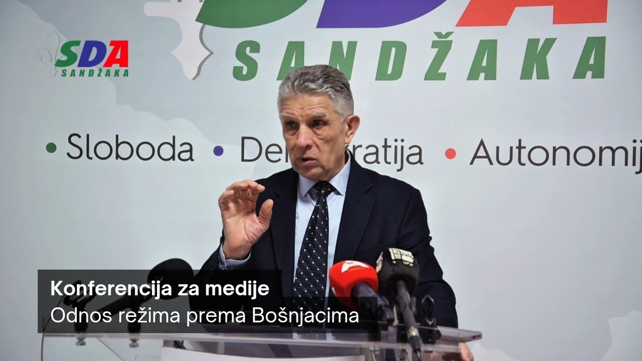 Konferencija za medije- Odnos režima prema Bošnjacima