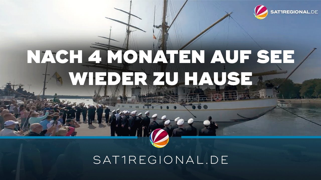 Gorch Fock: Segelschulschiff nach über vier Monaten auf See zurück in Kiel