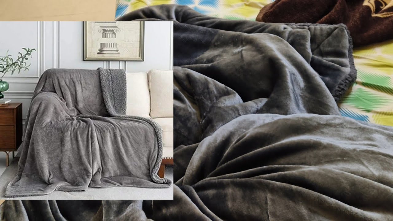 BSB ME Polyester Micromink Summer AC/ Mild Winter/ Heavy Winter Sherpa Blanket from Amazon