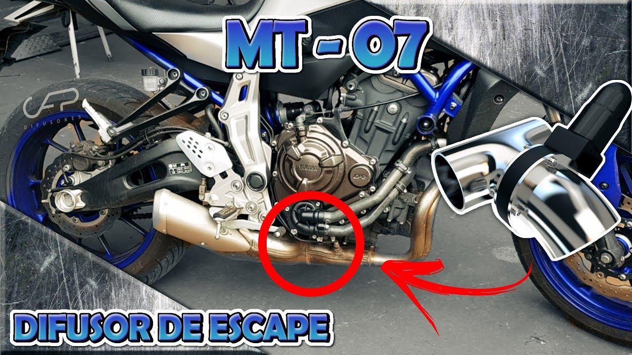 Difusor de Escape na MT-07 - Capdifusores