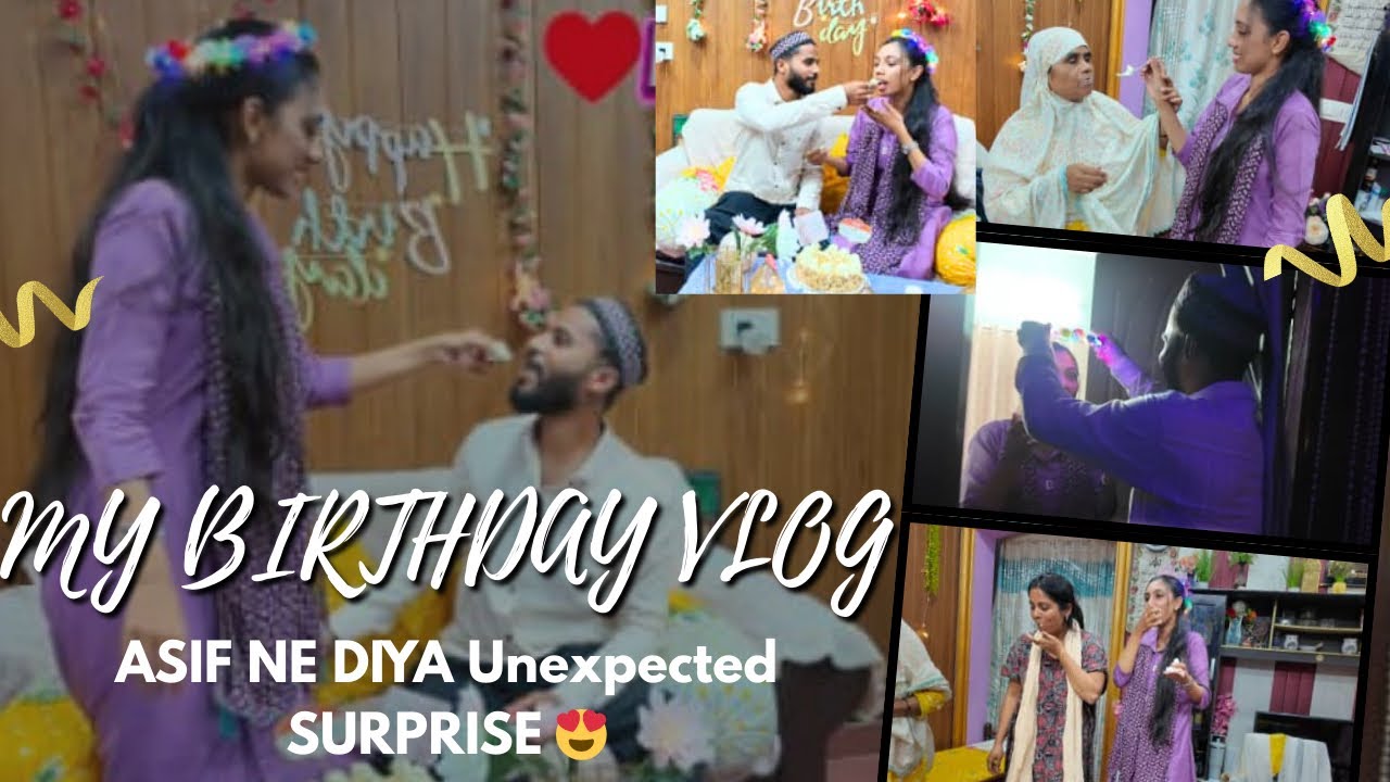 Asif ne diya unexpected birthday surprise 😍🥹||First birthday in sasrural❤️|| #trendingnow #viral 
