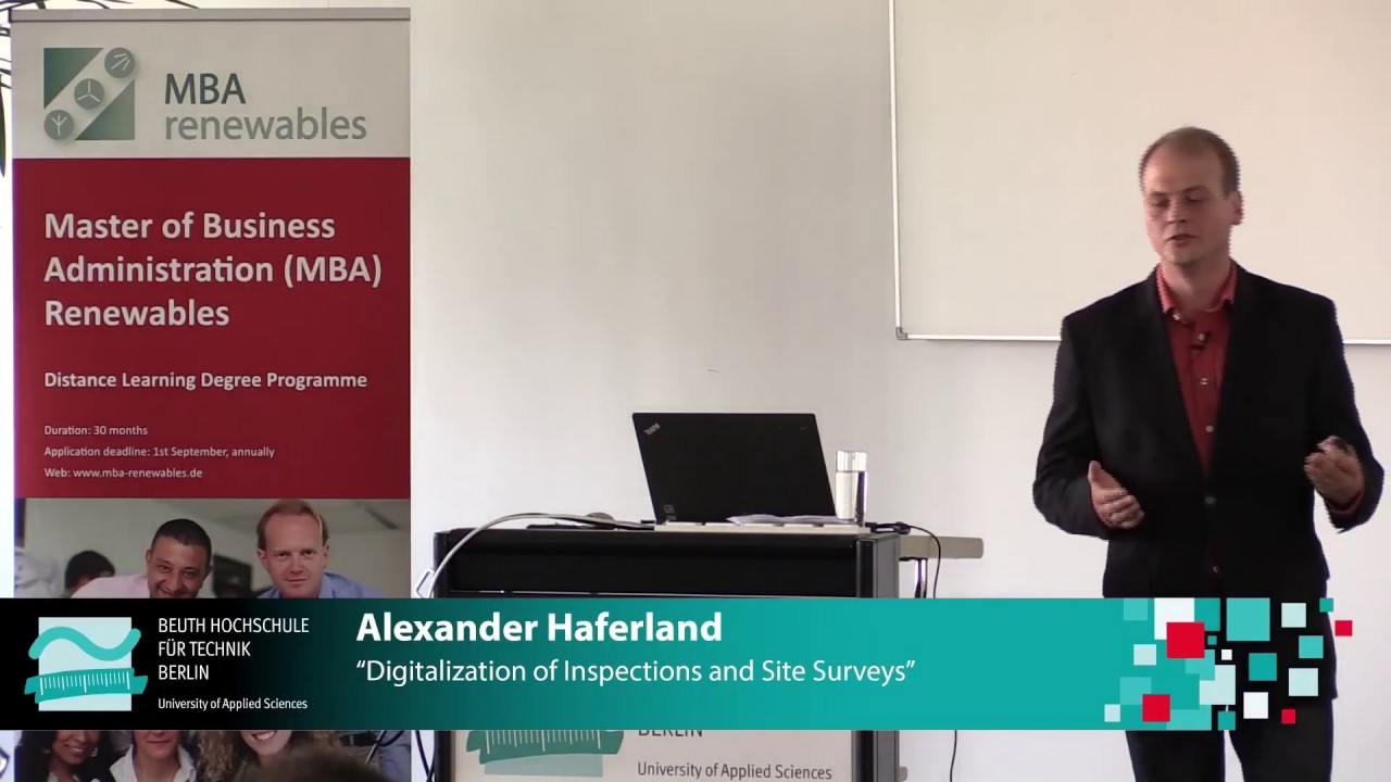 Digitizing Renewable Energy: Inspections & Site Surveys – MBA Alumni Conference 2018
