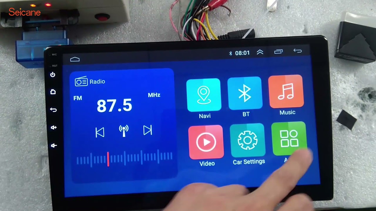 How to use set Bluetooth OBD ofSeicane H5 serie android car video