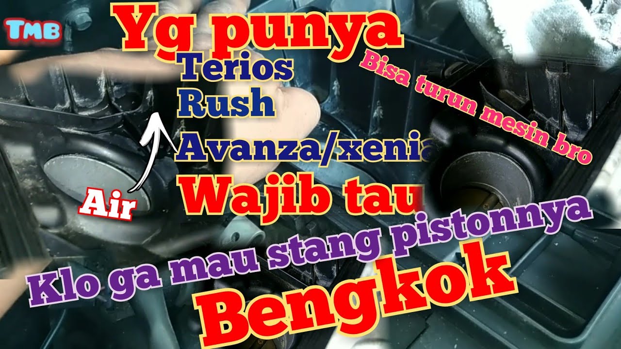 PERINGATAN..Air masuk ke trotle body..Daihatsu TERIOS..bisa water hummer..air hujan air nyuci mobik
