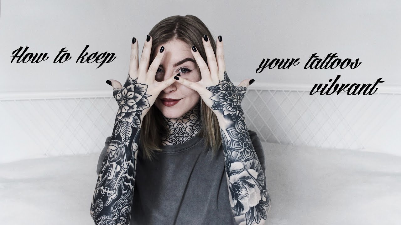 HOW I KEEP MY TATTOOS VIBRANT/BRIGHT