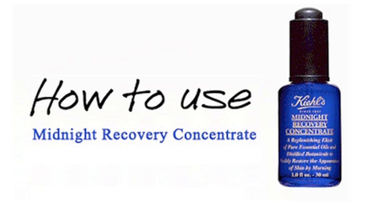 How To Apply Kieh's Midnight Recovery Concentrate