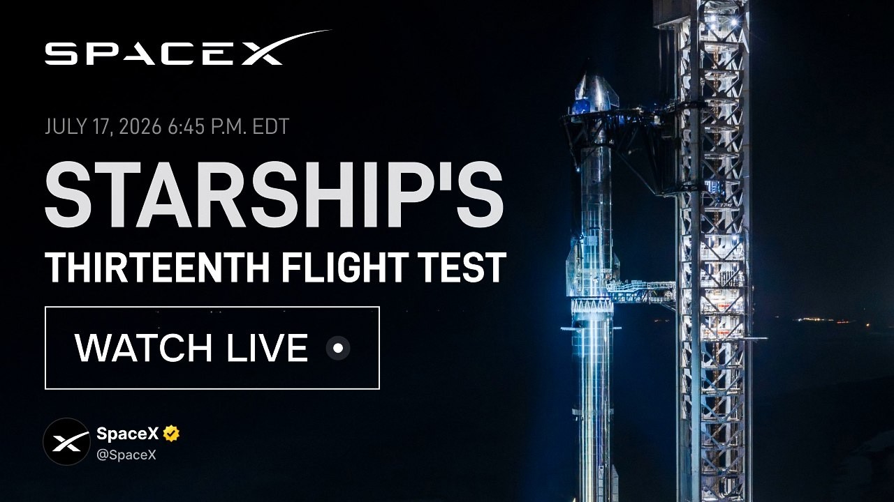 🚀 SpaceX Starship Flight 13 LIVE | Launch & Landing | Full Countdown Coverage