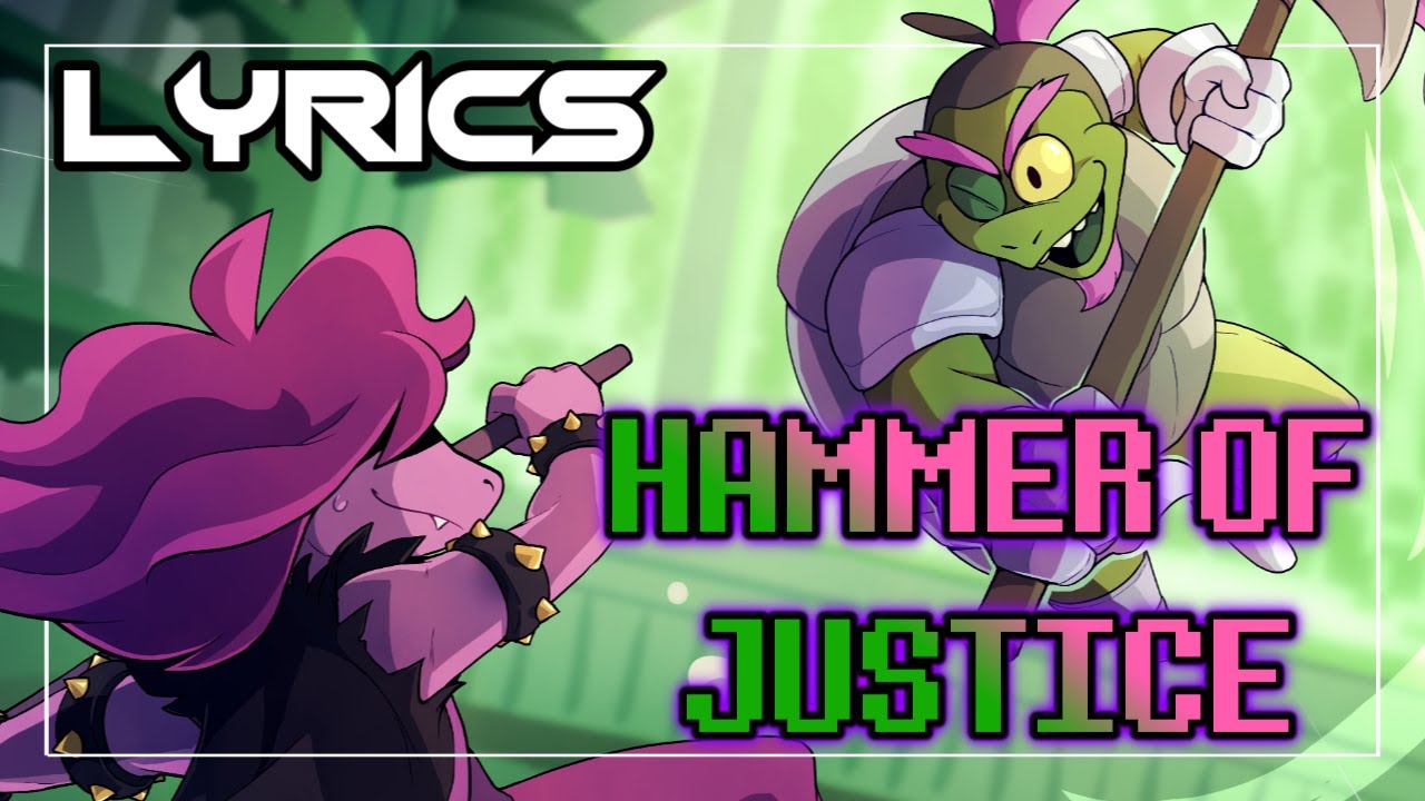 Hammer of Justice With Lyrics - [SECRET BOSS] Deltarune Ch. 4