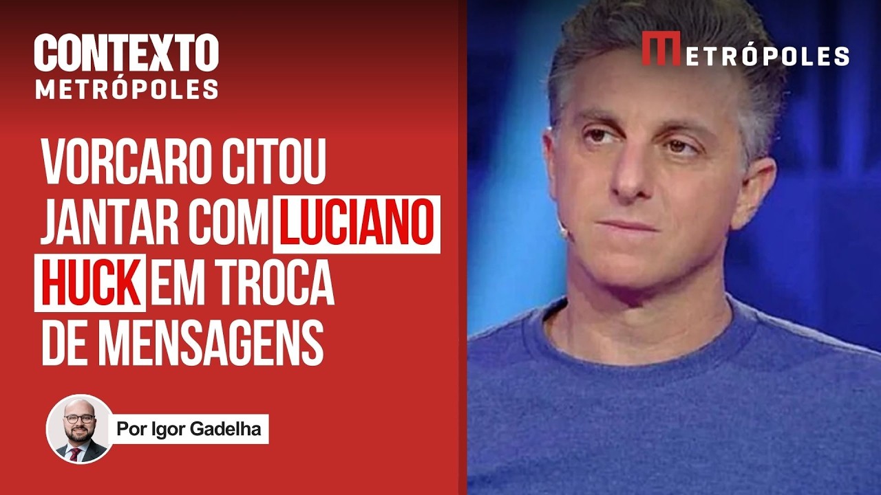 Conversa de Daniel Vorcaro com ex-noiva cita jantar com Luciano Huck
