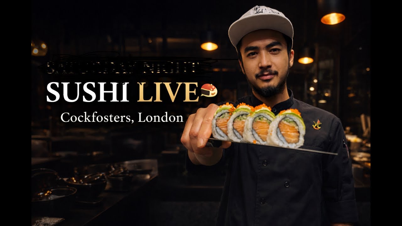 Chef yogi live : making susi and sashimi on bg friday