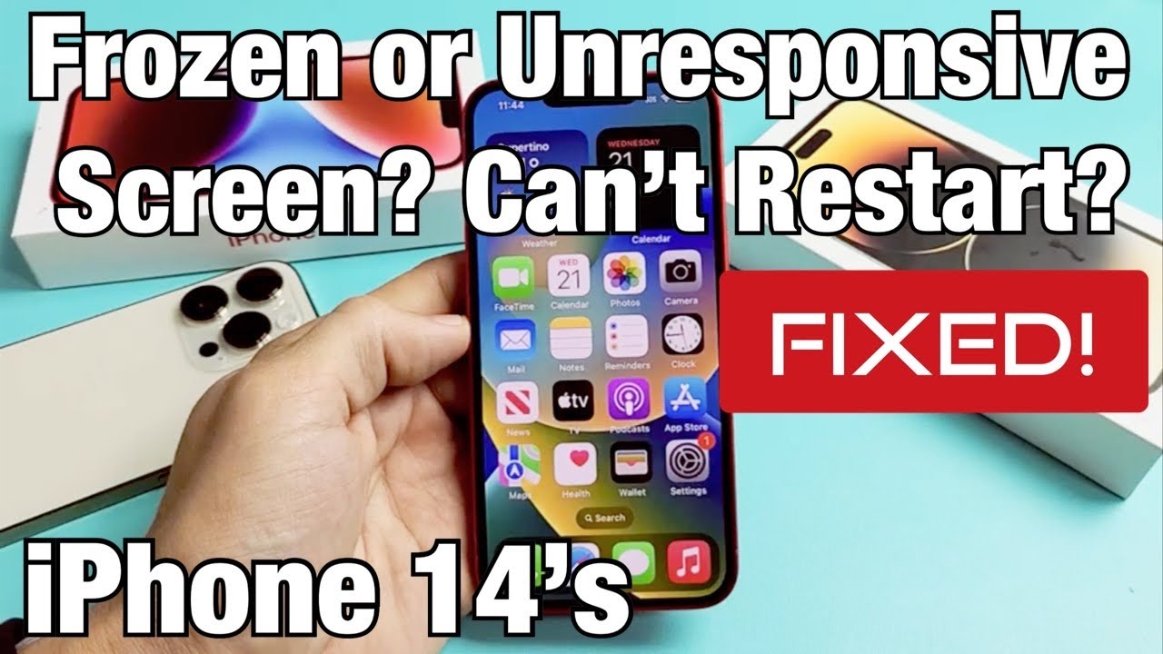 iPhone 14: экран завис или не отвечает? Невозможно провести пальцем или перезагрузить устройство?...