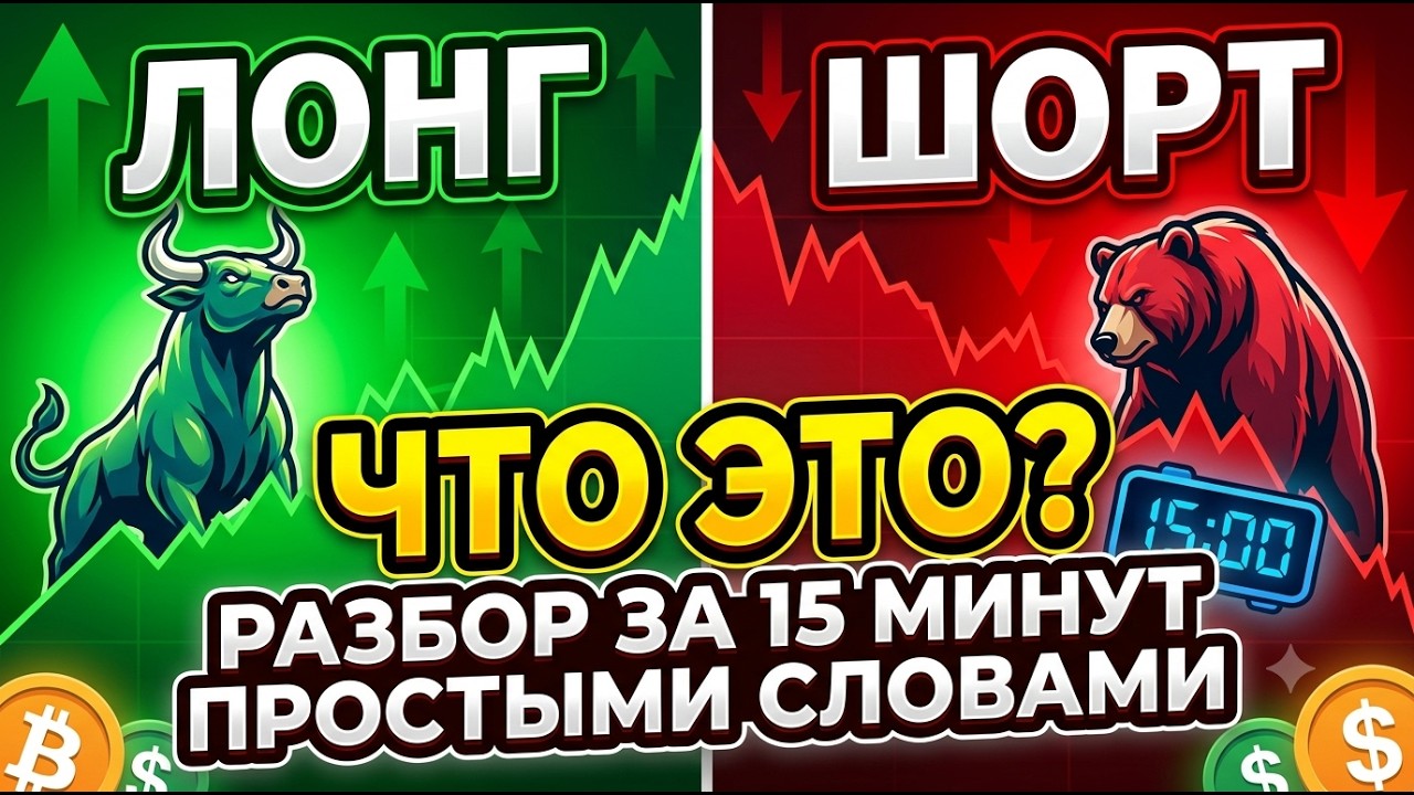Что такое ЛОНГ и ШОРТ в трейдинге? Разбор простыми словами за 15 минут