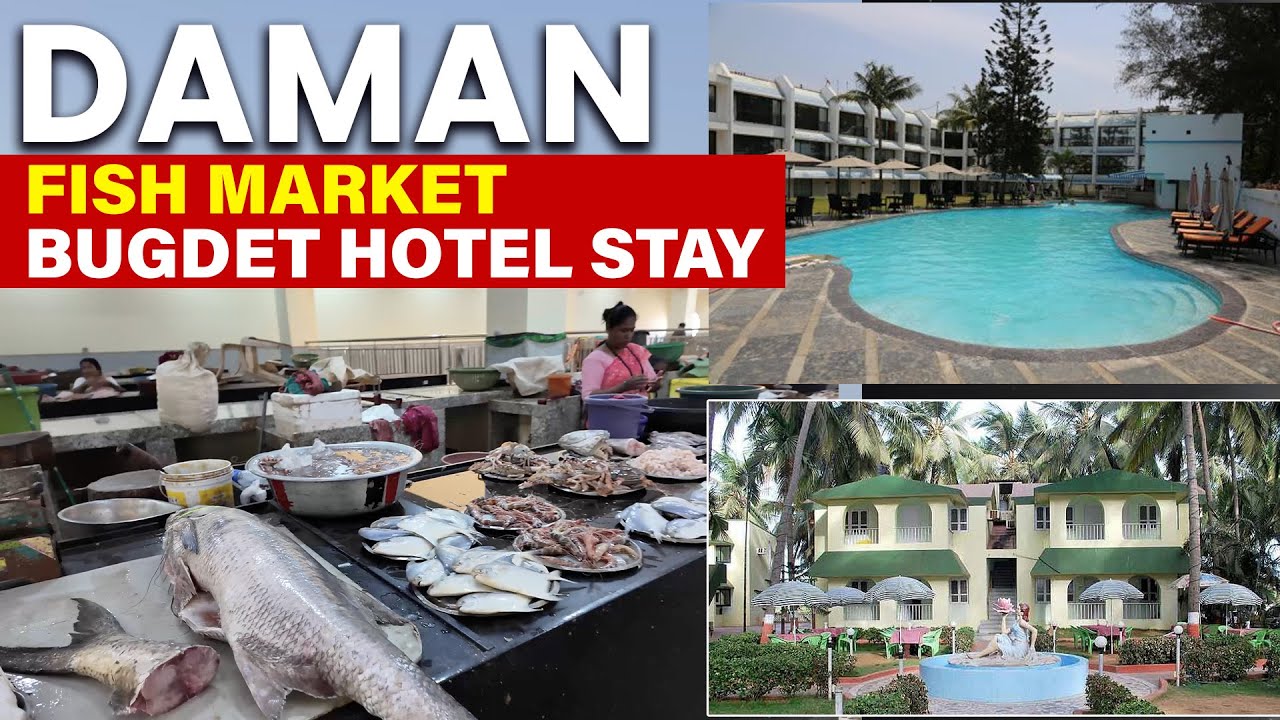 DAMAN Fish Market 2025 | Beachside Room Stay Under Budget in Daman | Daman Visit #fishmarket #daman
