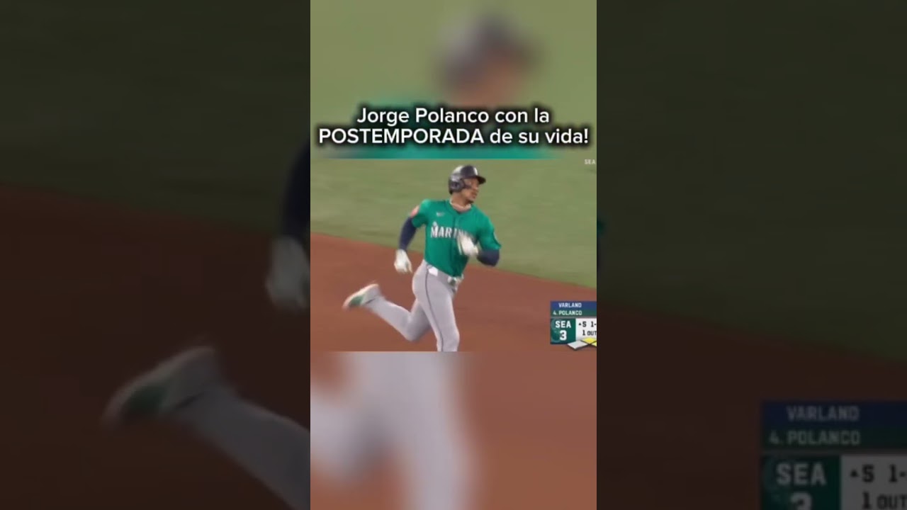 Jorge Polanco est&aacute; teniendo la POSTEMPORADA de su vida. #postemporada #mlb2025 #deportes