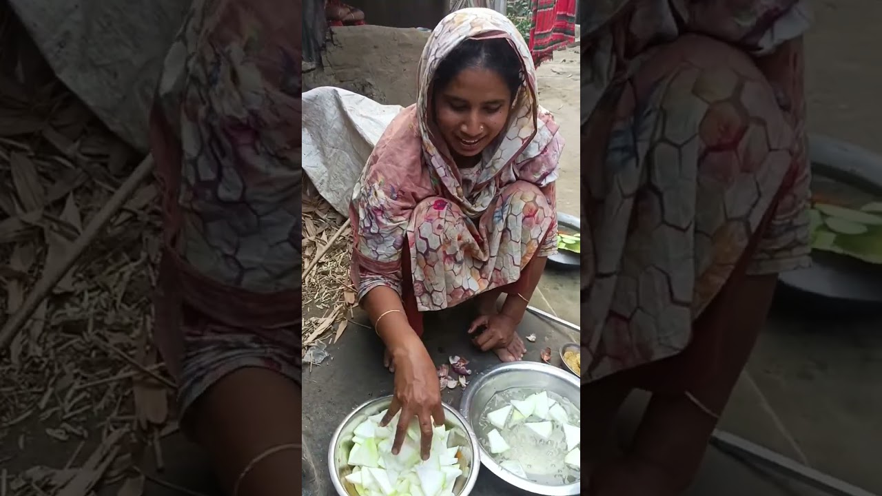 আজকে রান্না করলাম লাউ মাছ বড়ি দিয়েছে ঝোল 
