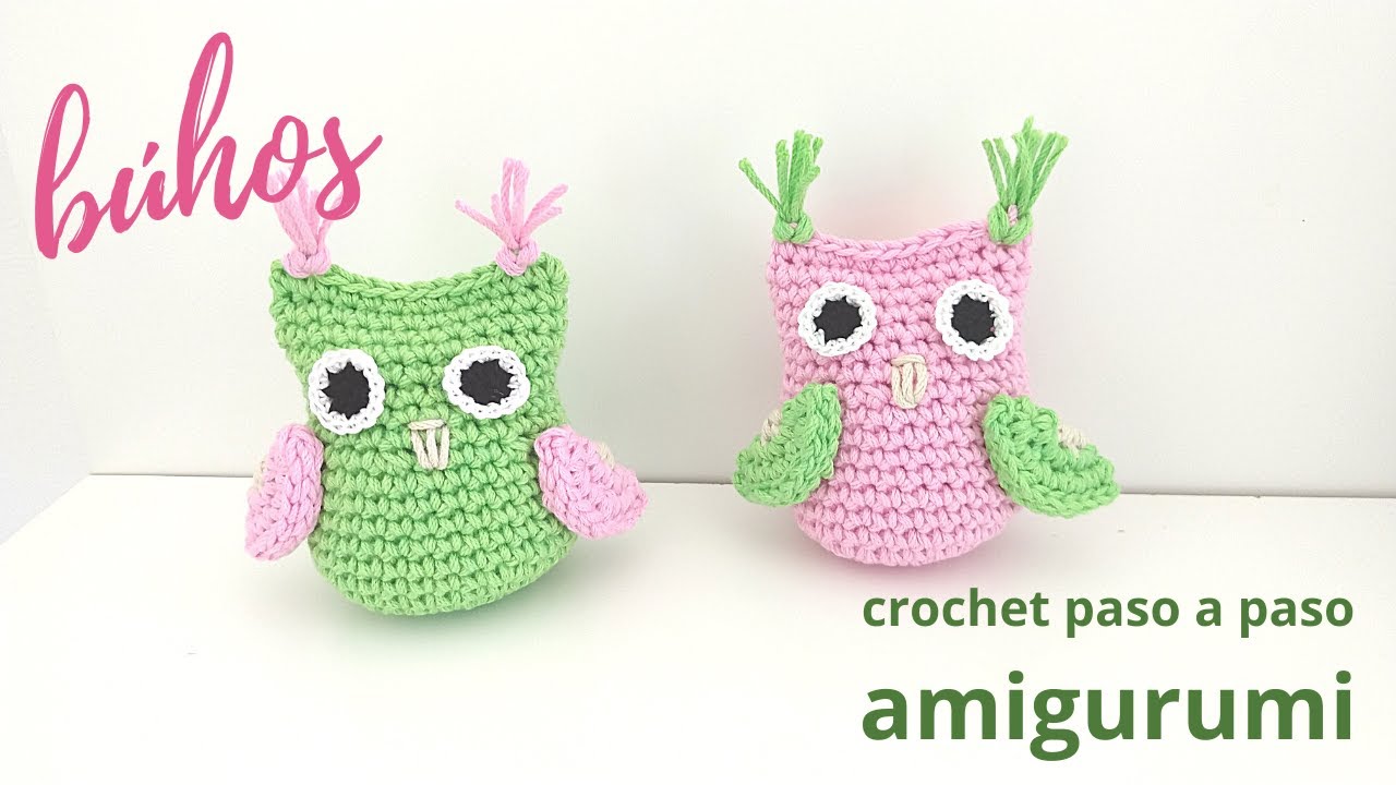 Cómo tejer Buho a crochet amigurumi