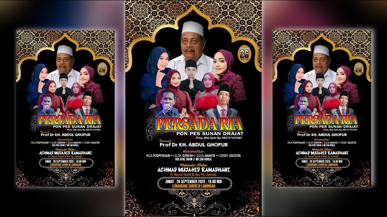 LIVE STREAMING  NADA & DAKWAH   PERSADA RIA SUNAN DRAJAT || PROF.DR.KH. ABDUL GHOFUR