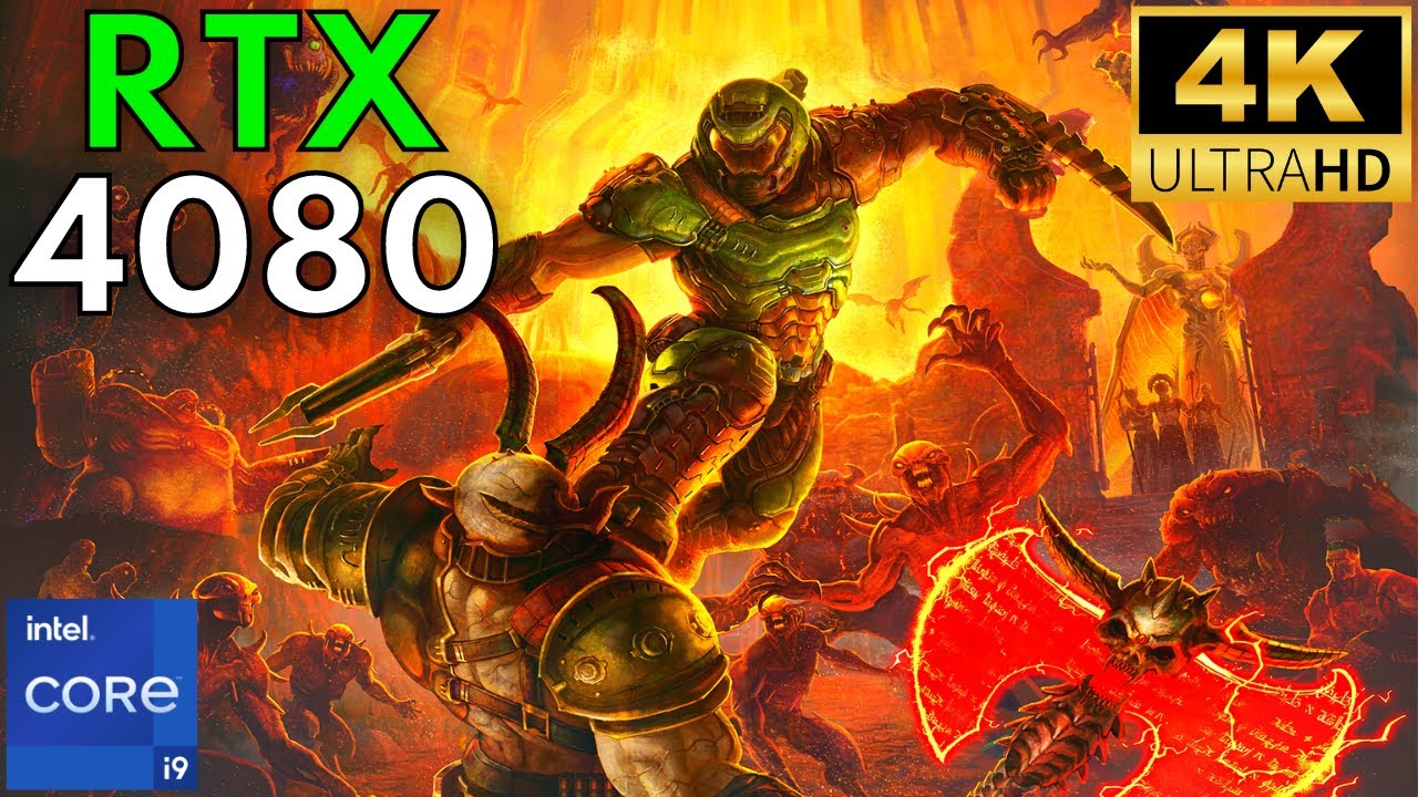 🔴 LIVE | Doom Eternal: RTX 4080 + i9 13900K | 4K | Ultra Nightmare Settings