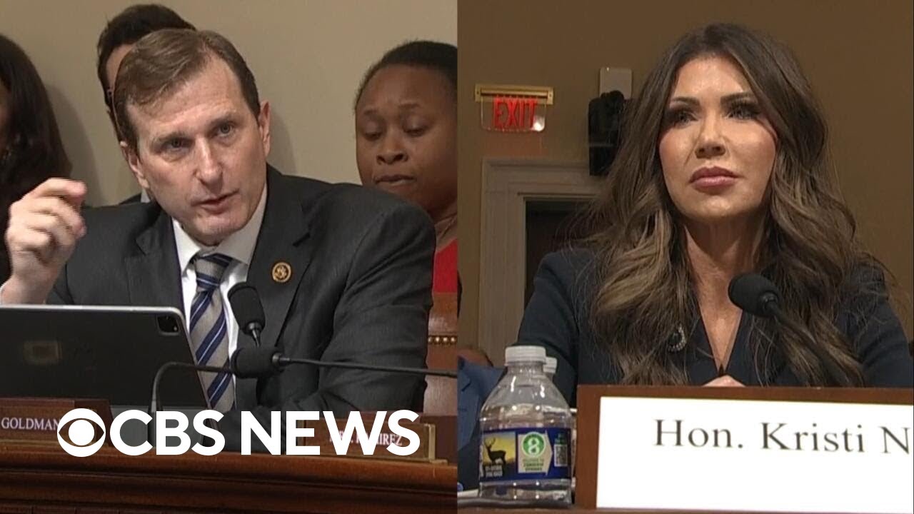 Watch: Lawmaker, Kristi Noem clash over immigration, reinstating ICE officer in viral video