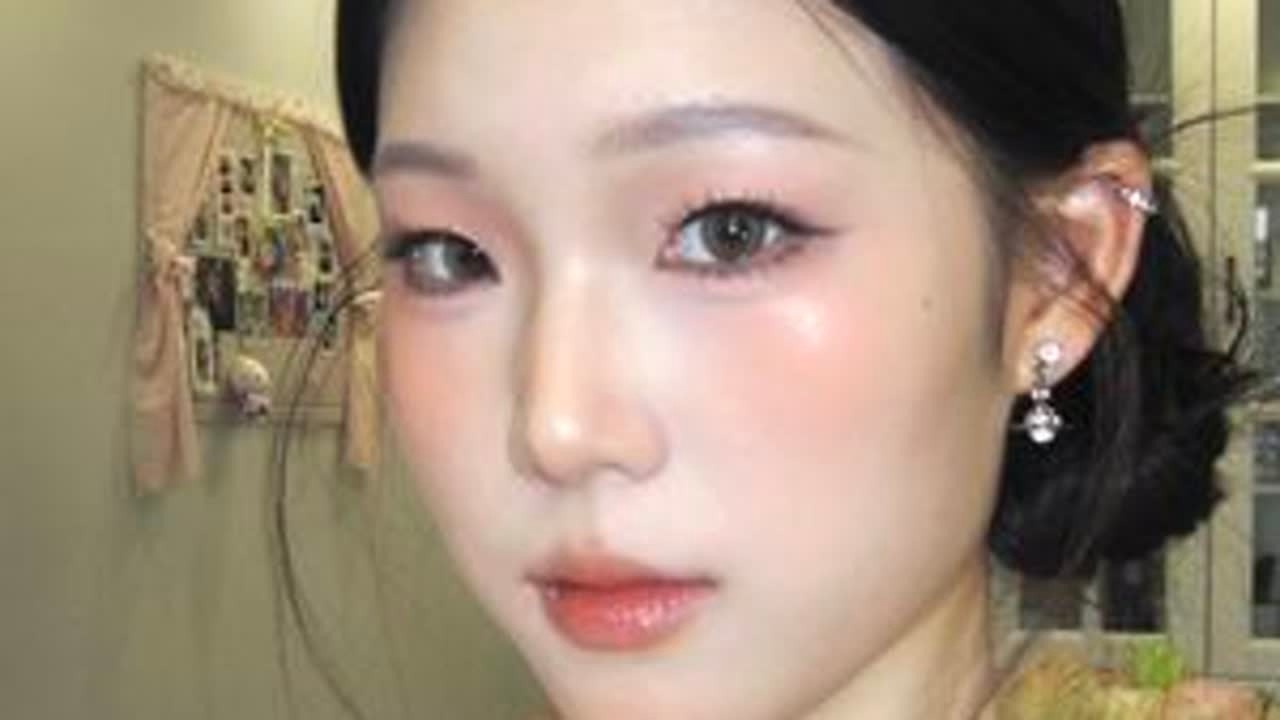 韩系千金感妆容！淡颜解锁贵气娇俏感～#今日妆容 #妆容分享 #全妆跟练  #韩妆 #妆教