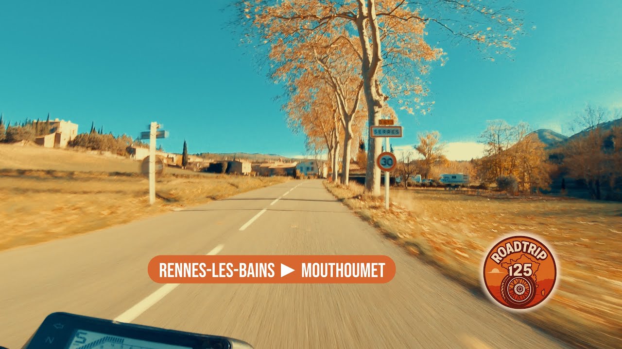 Rennes-les-Bains ► Mouthoumet | Zontes Scrambler 125