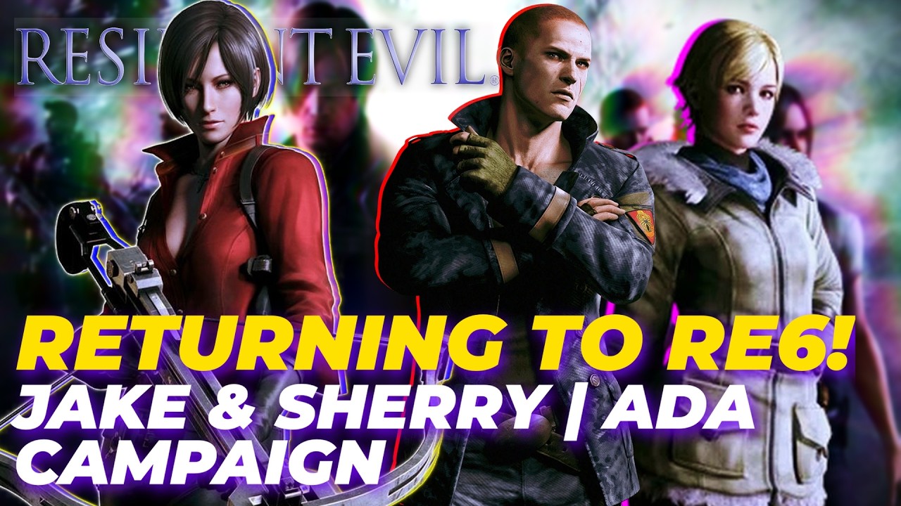 Back on Resident Evil 6?! | Jake & Sherry / FULL Ada Campaign | ROAD TO REQUIEM