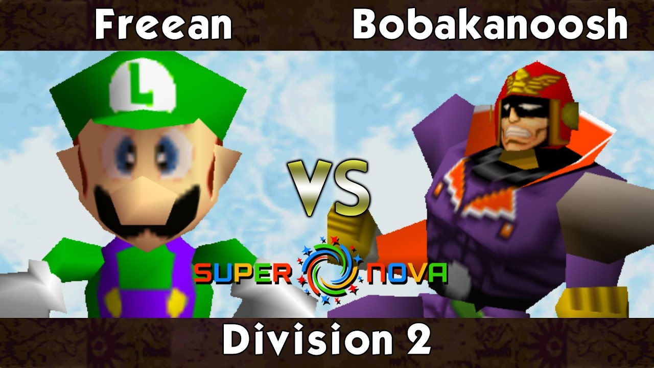 Supernova 2024 - Freean (Luigi) Vs. Bobakanoosh (Captain Falcon) Smash Bros - SSB64