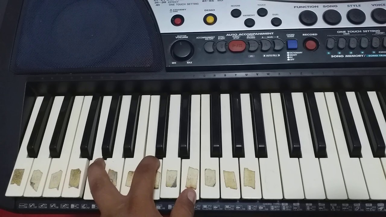 programacion yamaha psr 340 principiantes.