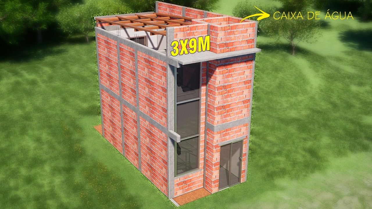 KITNET/LOFT COM 2800 TIJOLOS | 3.5X9M COM UM MEZANINO | PASSO A PASSO | DUTRAM