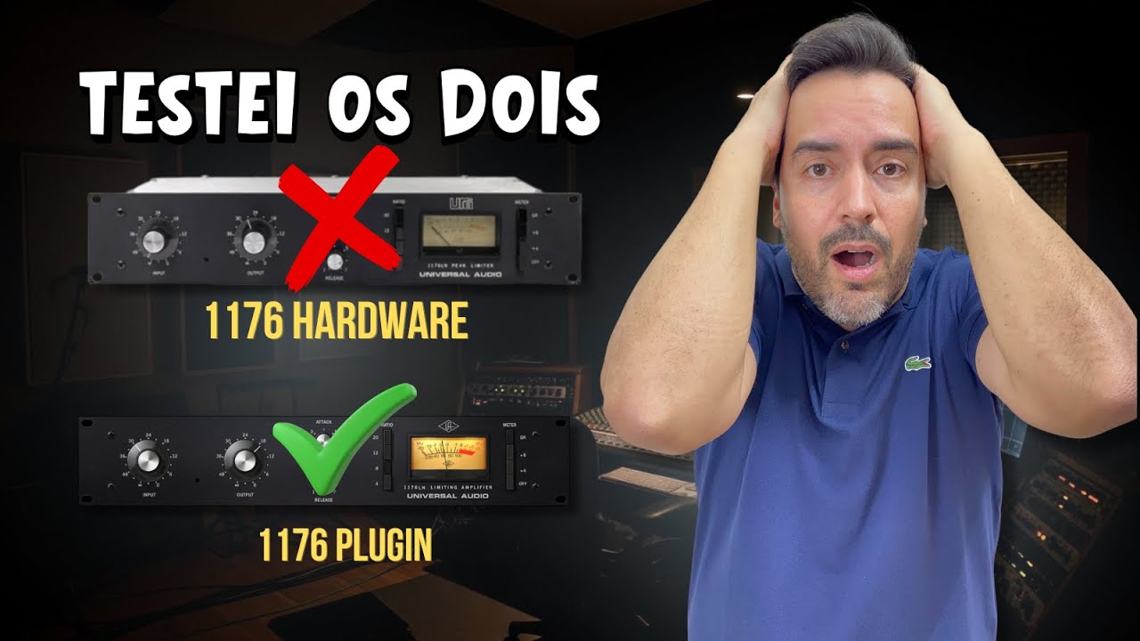 UAD 1176 vs 1176 de Verdade: dá pra ouvir a diferença?  O resultado me surpreendeu .