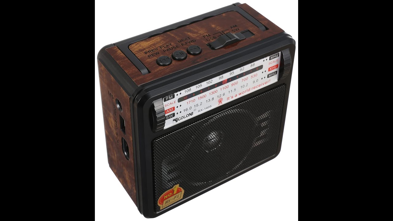 Chinese Radio Golon RX-1405 repair Part-1 ( إصلاح راديو صيني ماركة جولون الجزء الأول )