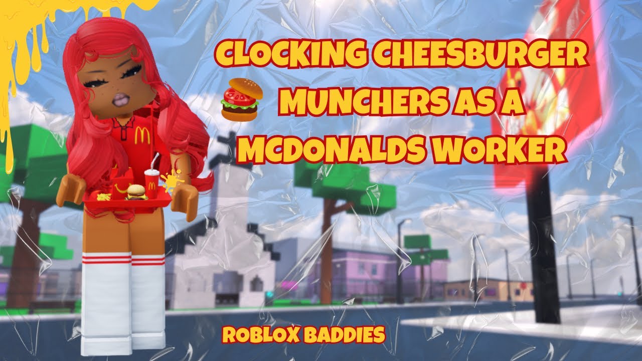 ✧₊🍔˚ʚ Троллинг в роли работника Макдоналдса в ROBLOX BADDIES ✧₊🍔˚ʚ
