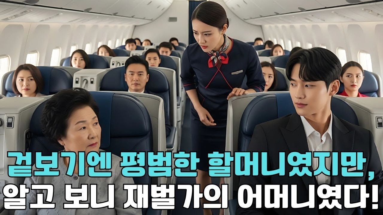 승무원이 할머니의 퍼스트 클래스 탑승을 막았다… 그녀는 몰랐다, 그 할머니의 아들이 항공사 회장이란 사실을!