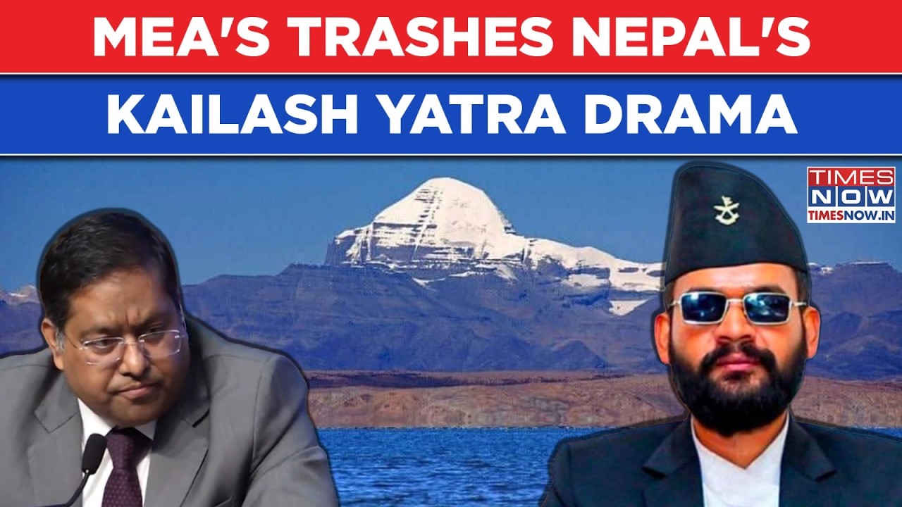 India Shuts Nepal Up, MEA Gives History Lesson After Balen Shah's Kailash Yatra Objection| Watch