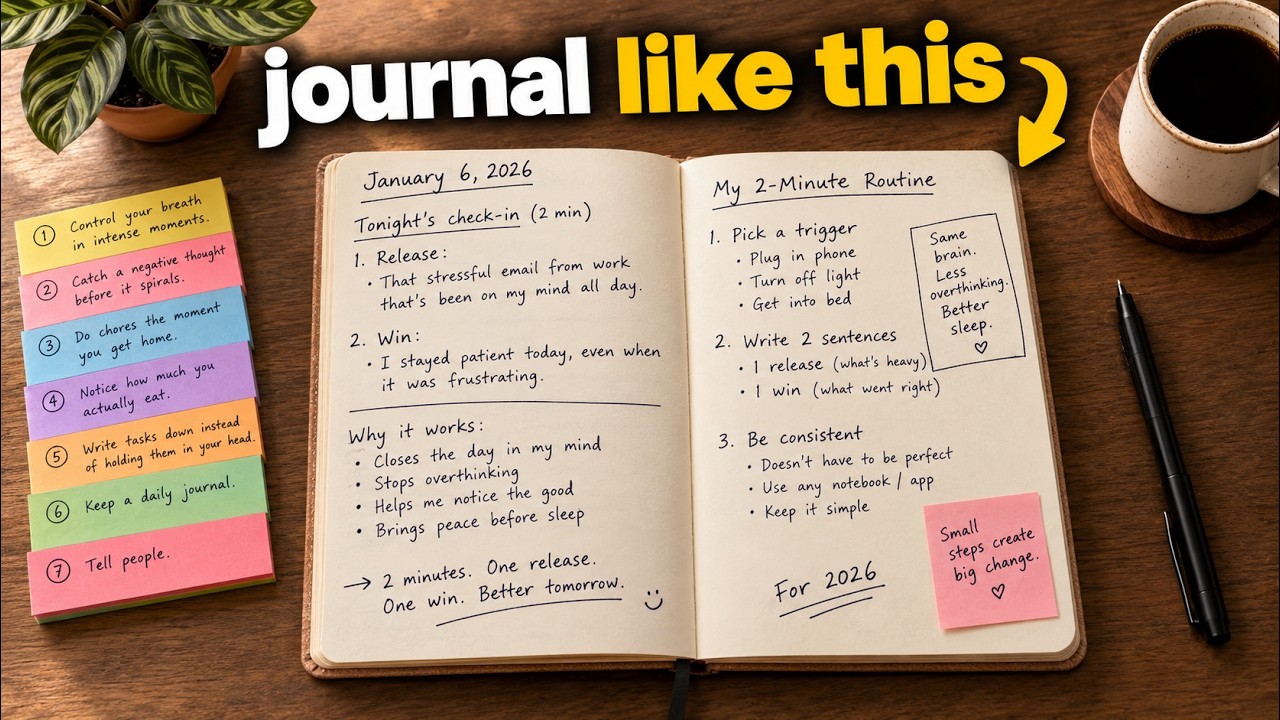 Stop Journaling. Do This for 2 Minutes.