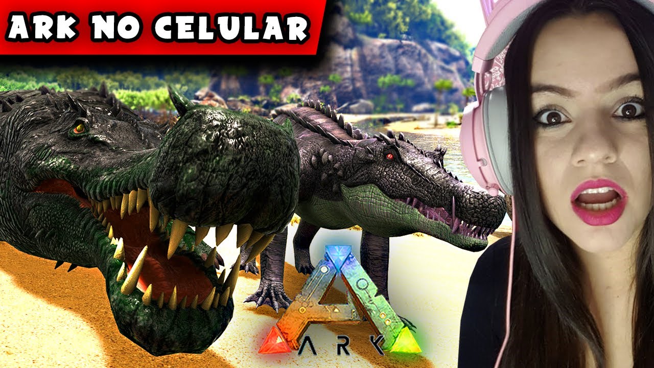 ARK MOBILE- DOMANDO CROCODILOS! ARK: Survival Evolved 25