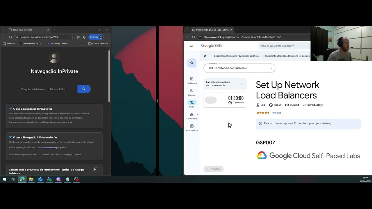 Google Arcade Brasil - Google Skills - Set Up Network Load Balancers - GSP007