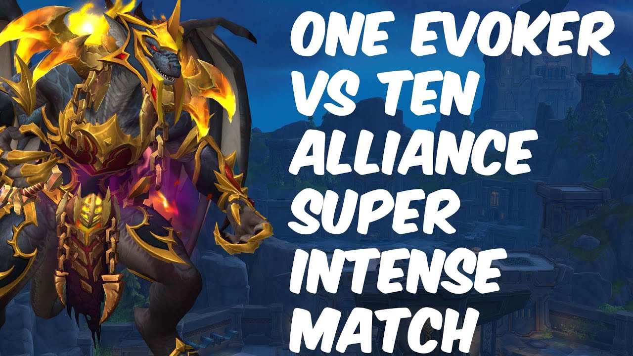 One Evoker vs Ten alliance - Devastation evoker pvp the war within 11.1.7