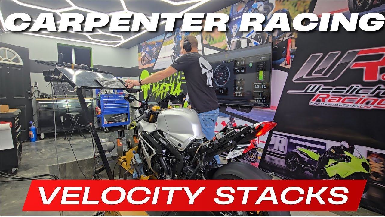 GSXR 1000 Carpenter Racing Velocity Stacks &mdash; это БОЛЬШОЙ ПРИРОСТ