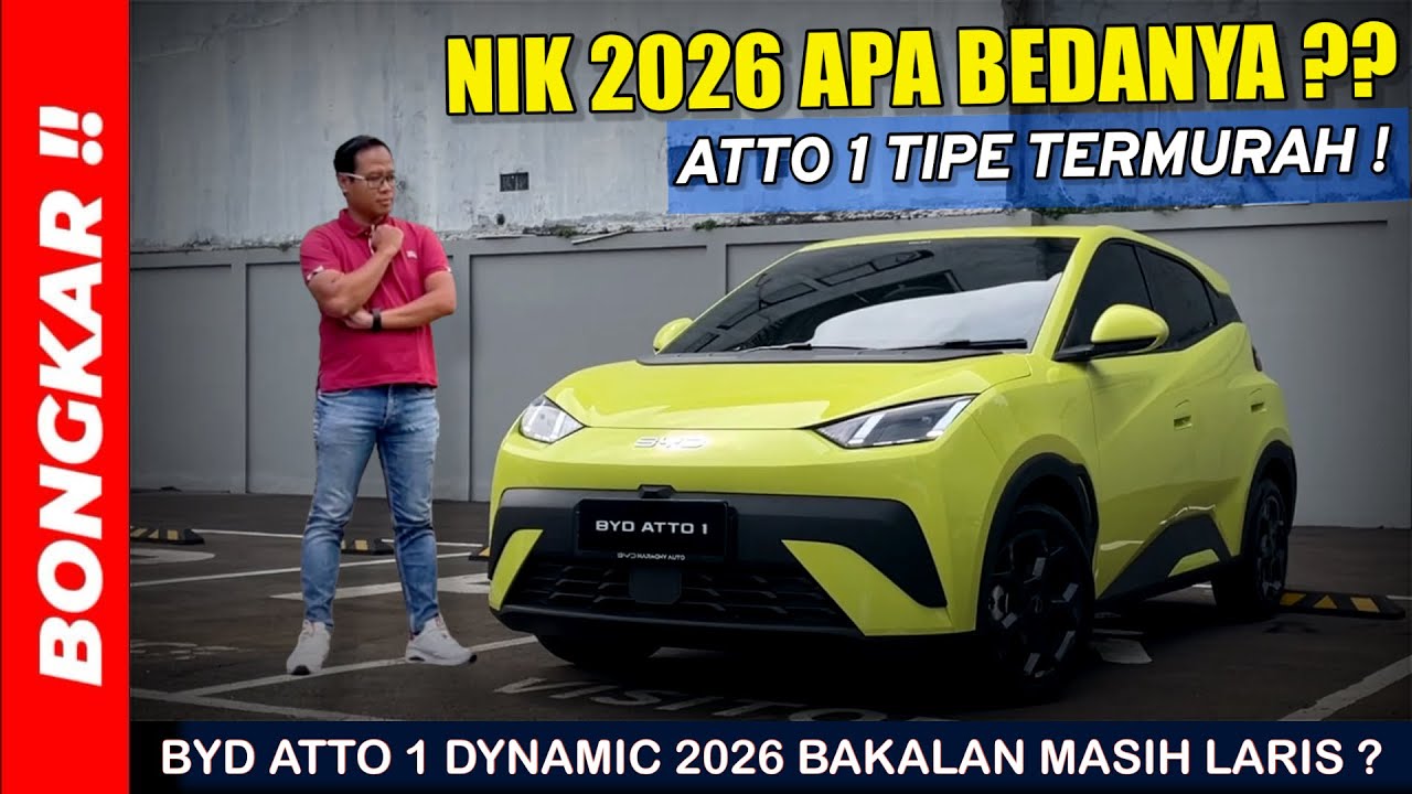Bongkar !! BYD ATTO 1 DYNAMIC NIK 2026 || REVIEW EXTERIOR & INTERIOR TERBARU APAKAH ADA PERBEDAAN ??