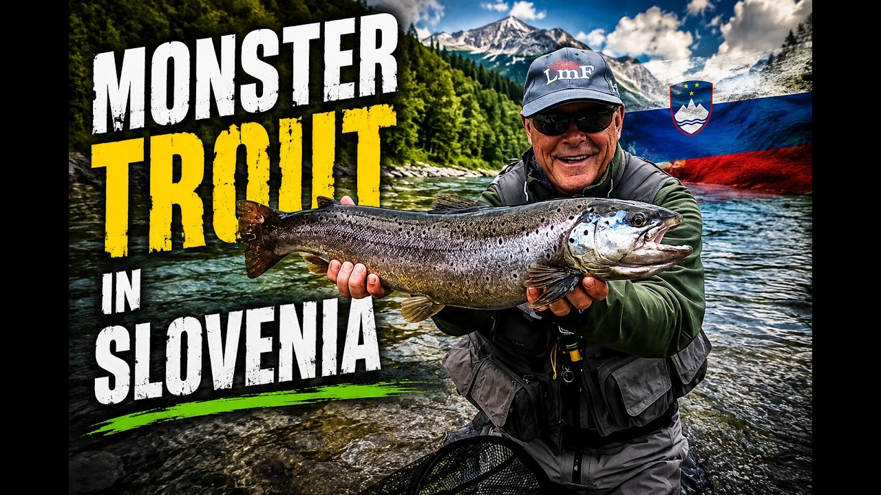 Monster trout on Savinja river