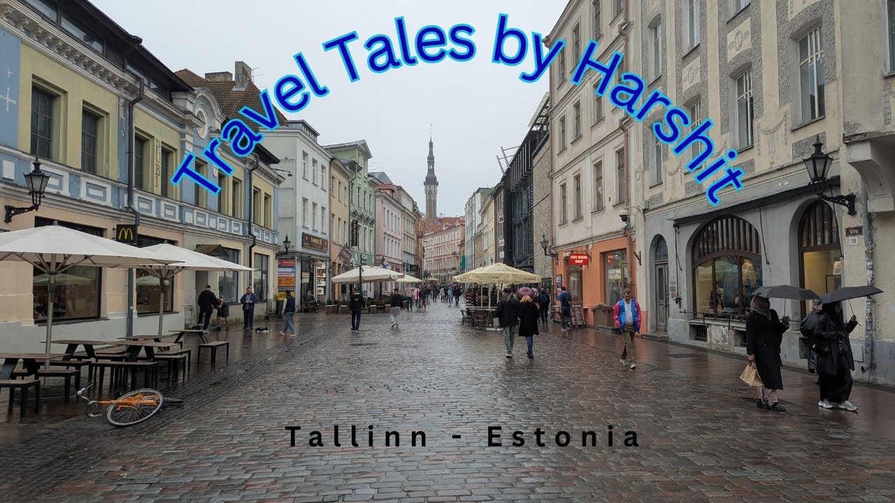 Tallinn Old Town Walking Tour 🇪🇪 | Peaceful Medieval Streets
