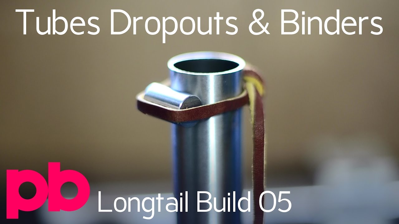Longtail Bicycle Frame Build 05 - Tubes Dropouts Binders
