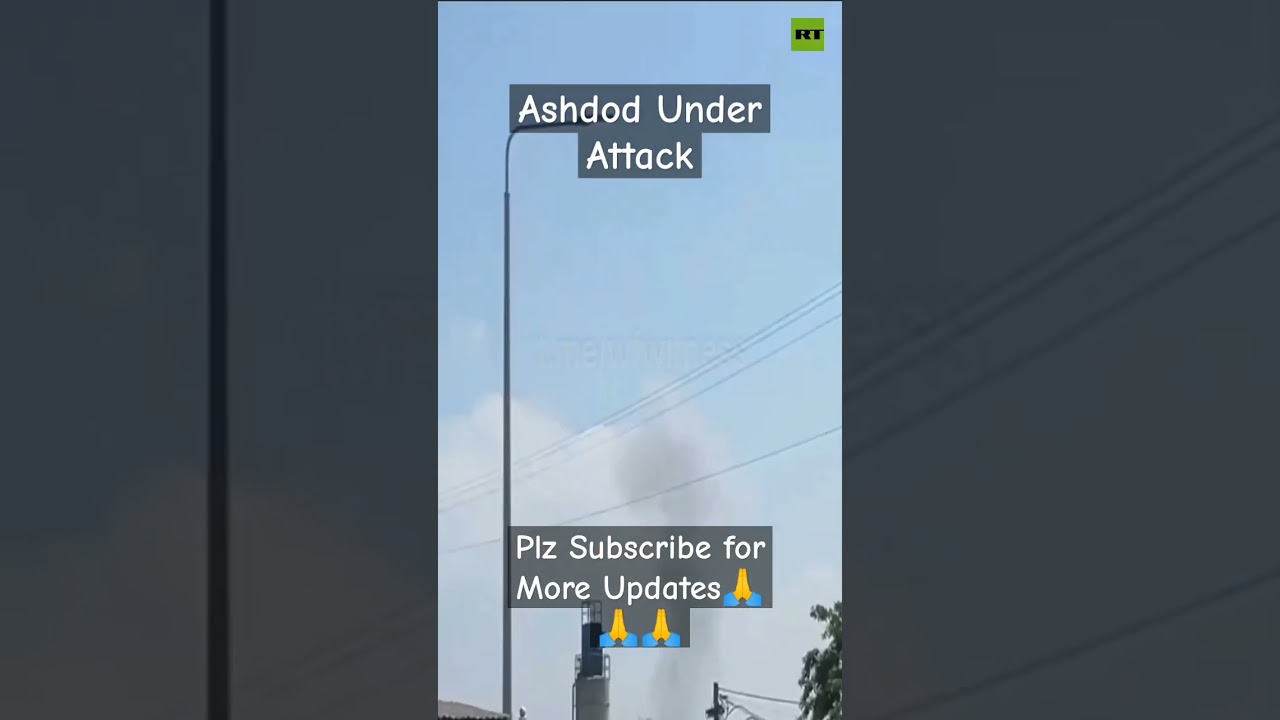 Ashdod Under Attack #usvsiran #shorts #israel #iran #ashdod #shortsfeed #missile #strike #war #ww3