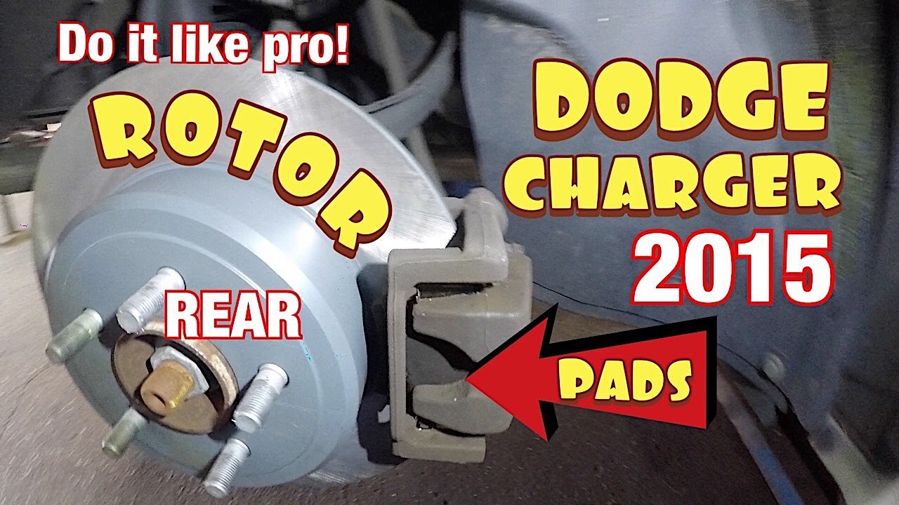How to replace rear brake pads and rotors on 2015 Dodge Charger