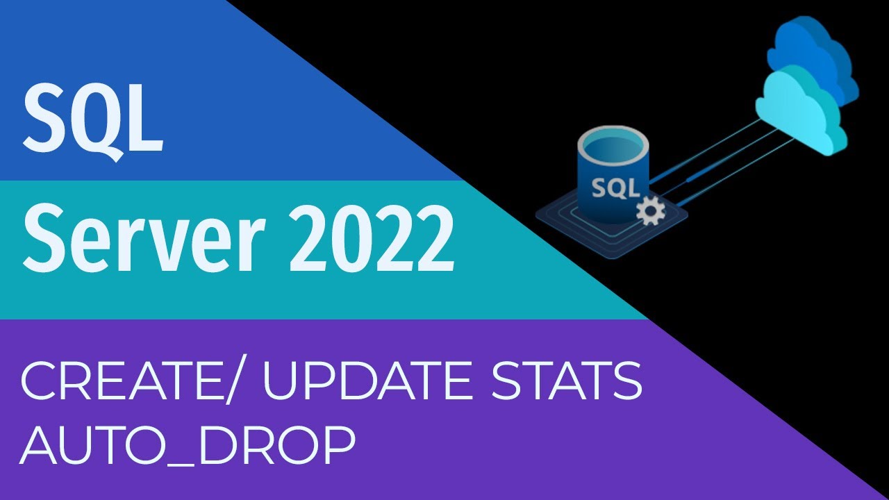 TSQL - Statystyki - AUTO_DROP - SQL Server 2022