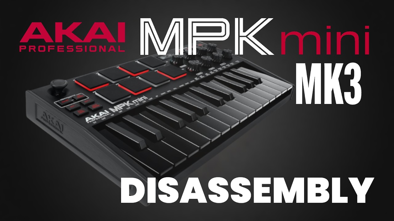 Akai MPK Mini MK3 Disassembly