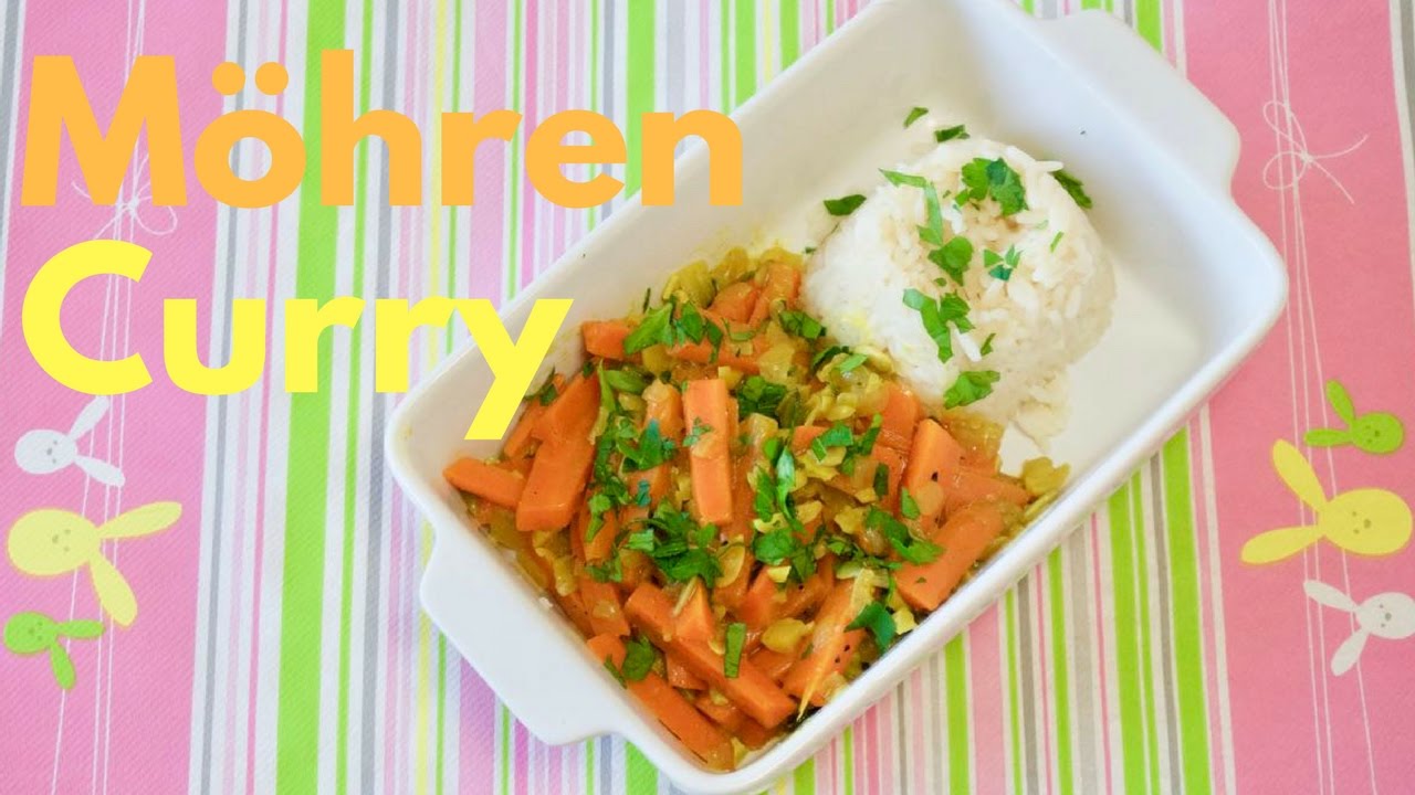 Möhren Curry (vegetarisch) - gesund und lecker - ein schnelles Rezept